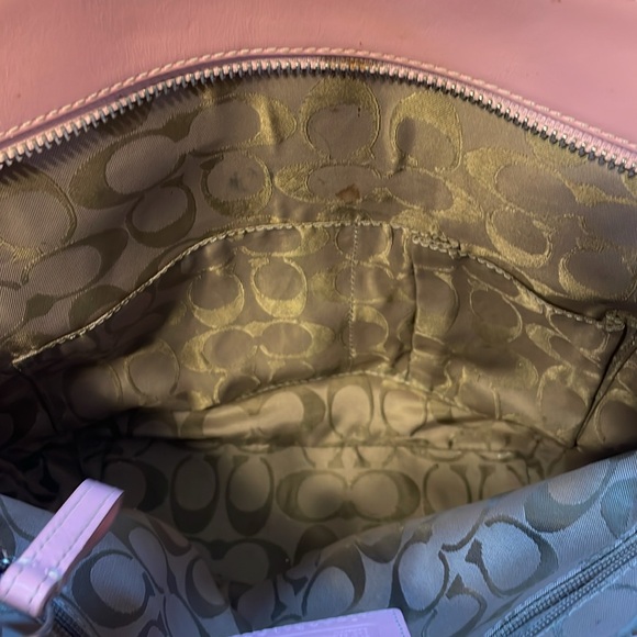 Coach canvas purse #L043-1841 with coach tag - Picture 8 of 8